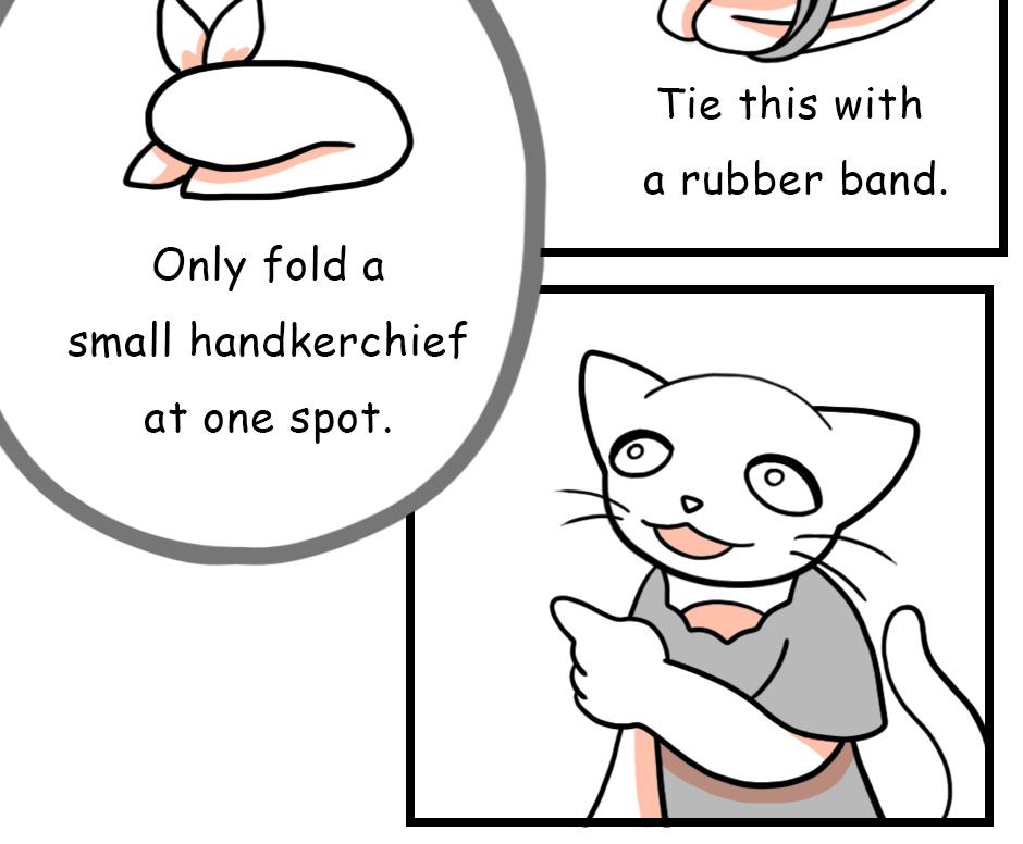 Mikesaka Art Class (◆Episodes are about art methods.) - Episode 49, Page 4: 39. Rabbit Handkerchief(2/2)
