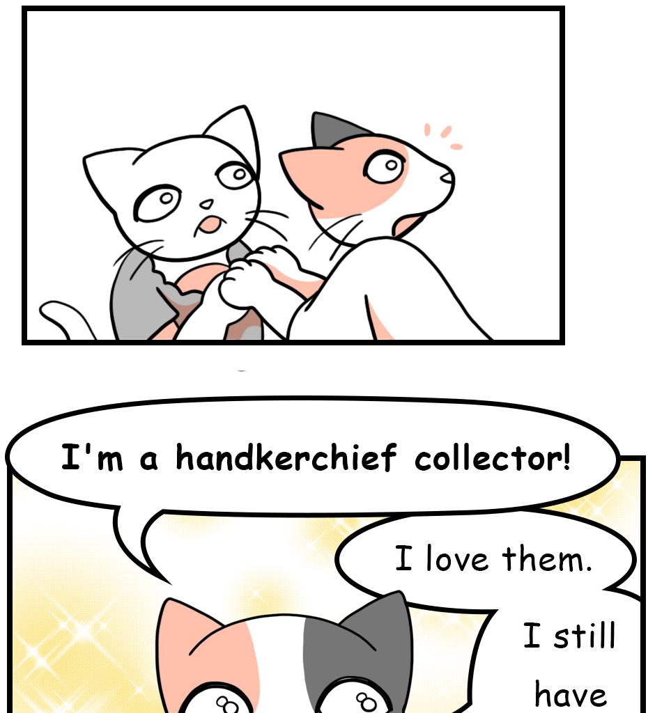 Mikesaka Art Class (◆Episodes are about art methods.) - Episode 49, Page 7: 39. Rabbit Handkerchief(2/2)