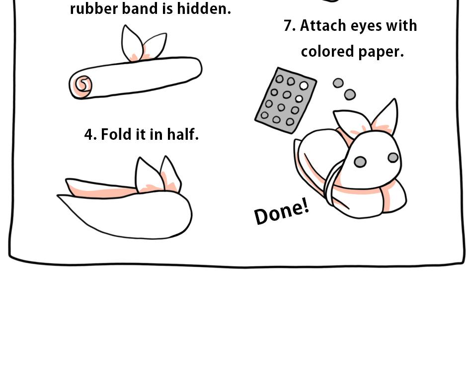 Mikesaka Art Class (◆Episodes are about art methods.) - Episode 49, Page 8: 39. Rabbit Handkerchief(2/2)