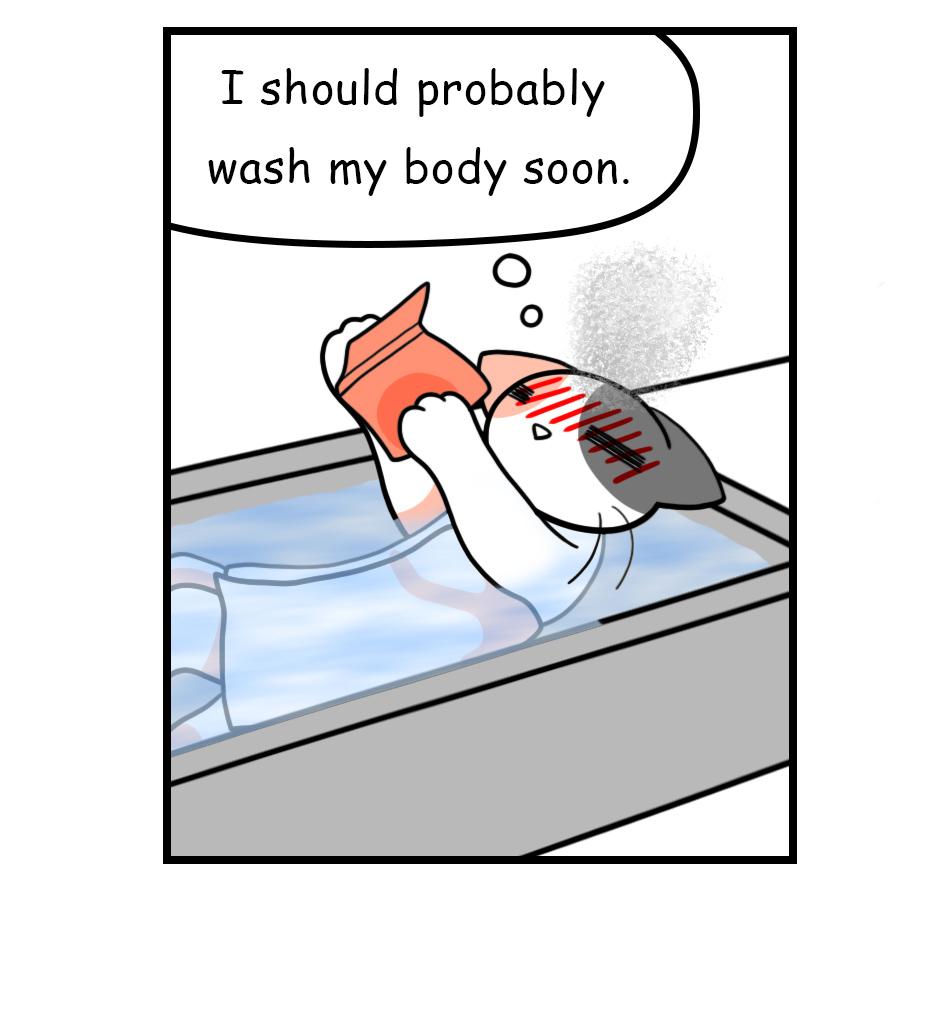 Mikesaka Art Class (◆Episodes are about art methods.) - Episode 57, Page 6: 44. An Accident in the Bath