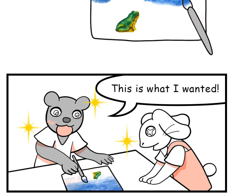 Mikesaka Art Class (◆Episodes are about art methods.) - Episode 68, Page 3: 54. ◆How to Reduce Paint Streaks