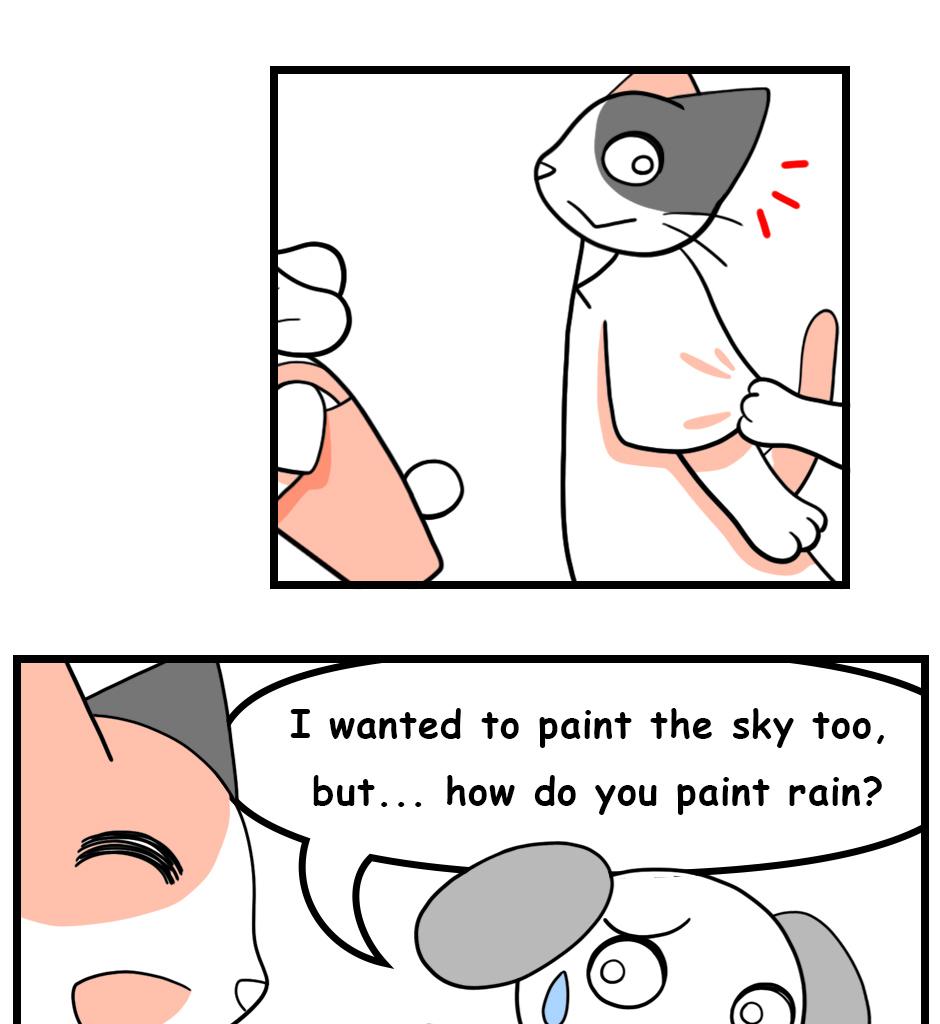 Mikesaka Art Class (◆Episodes are about art methods.) - Episode 68, Page 4: 54. ◆How to Reduce Paint Streaks