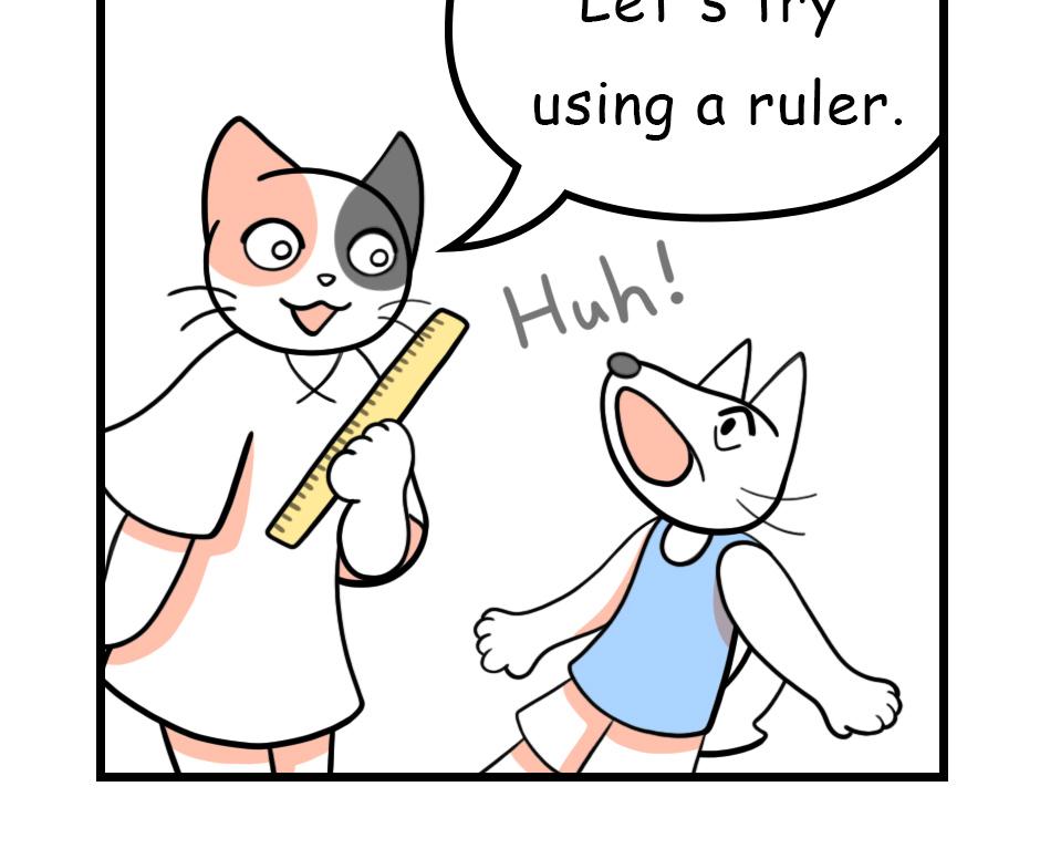 Mikesaka Art Class (◆Episodes are about art methods.) - Episode 70, Page 1: 56. ◆Drawing Straight Line with a Brush