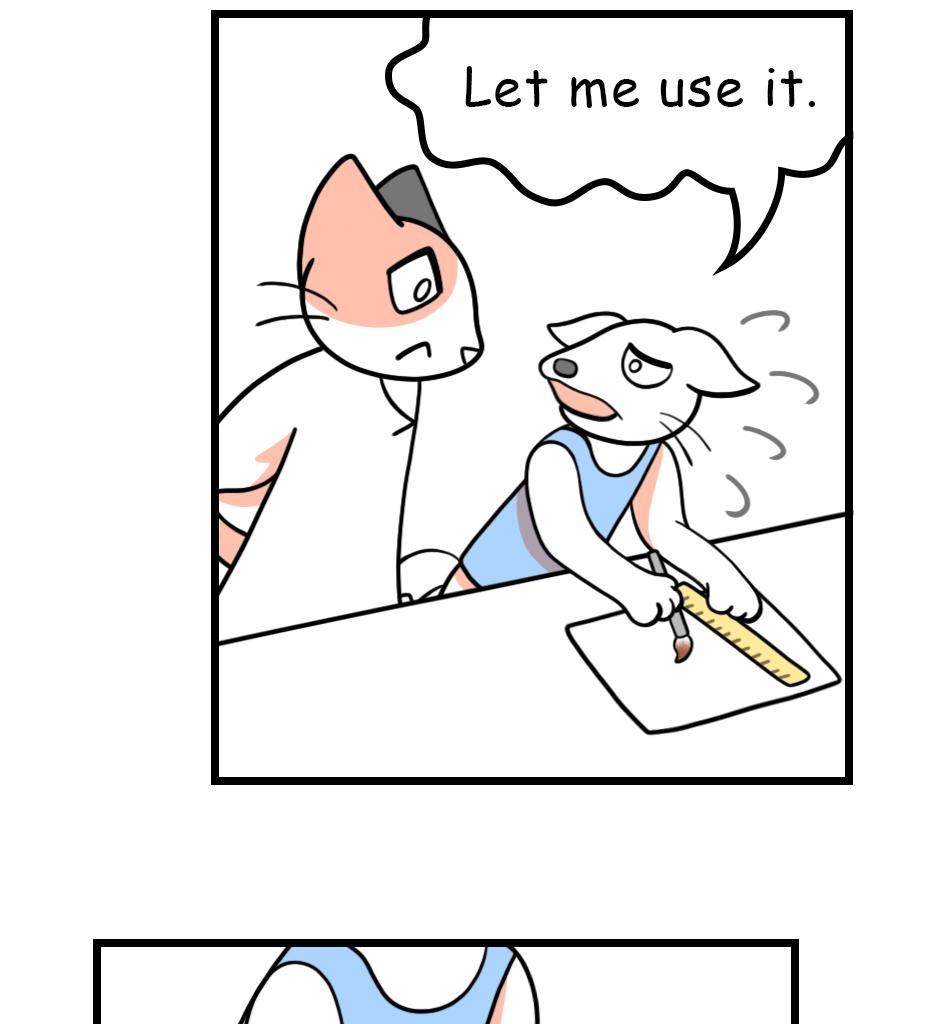Mikesaka Art Class (◆Episodes are about art methods.) - Episode 70, Page 2: 56. ◆Drawing Straight Line with a Brush