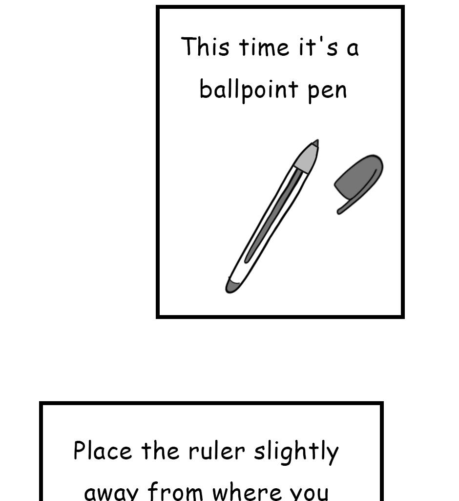 Mikesaka Art Class (◆Episodes are about art methods.) - Episode 70, Page 5: 56. ◆Drawing Straight Line with a Brush