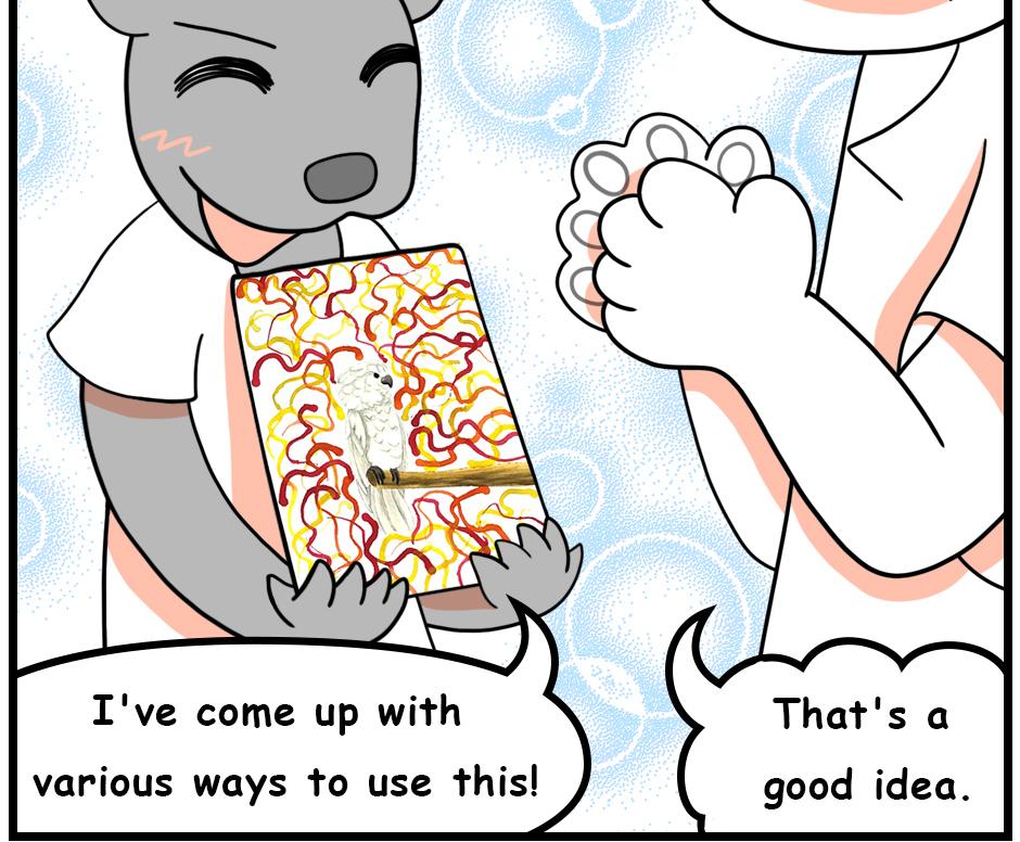 Mikesaka Art Class (◆Episodes are about art methods.) - Episode 70, Page 10: 56. ◆Drawing Straight Line with a Brush