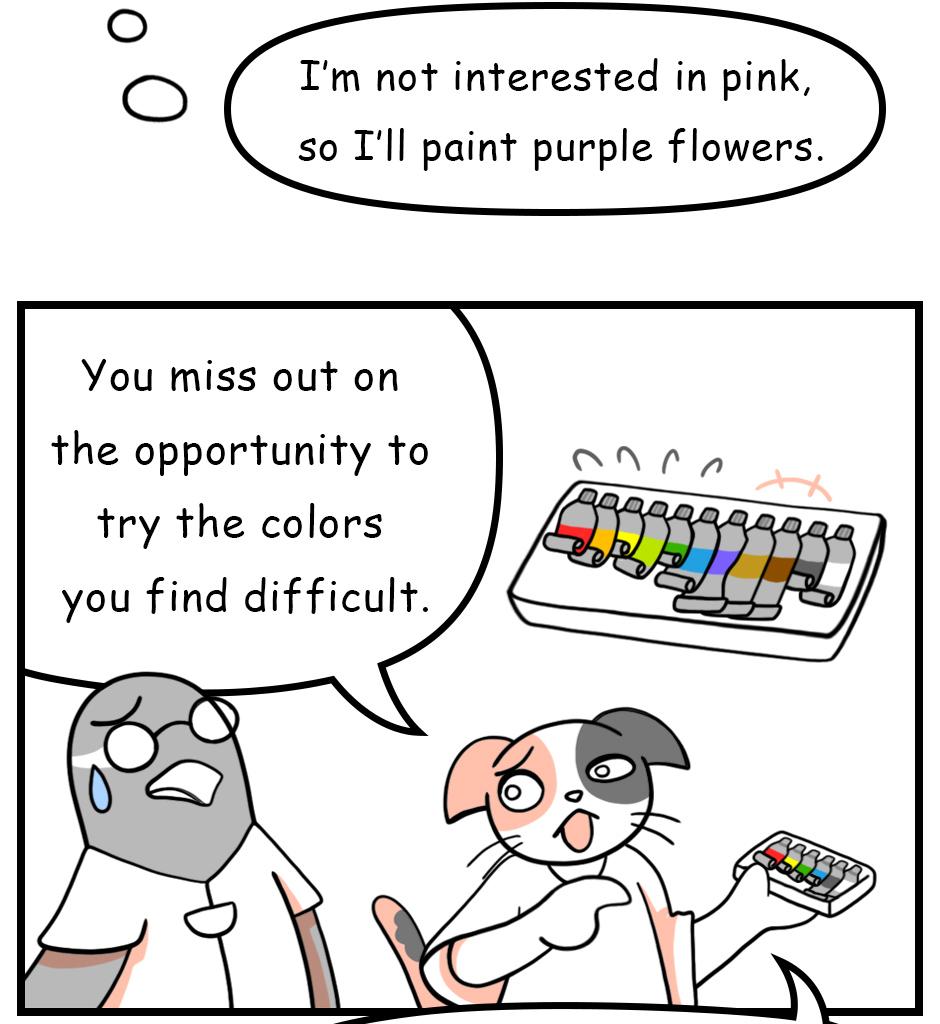 Mikesaka Art Class (◆Episodes are about art methods.) - Episode 78, Page 6: 62. ◆How to Use a Palette(1/2)