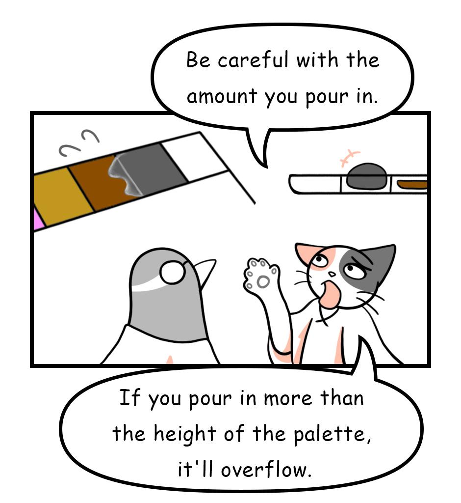 Mikesaka Art Class (◆Episodes are about art methods.) - Episode 80, Page 3: 63. ◆How to Avoid Wasting Paint