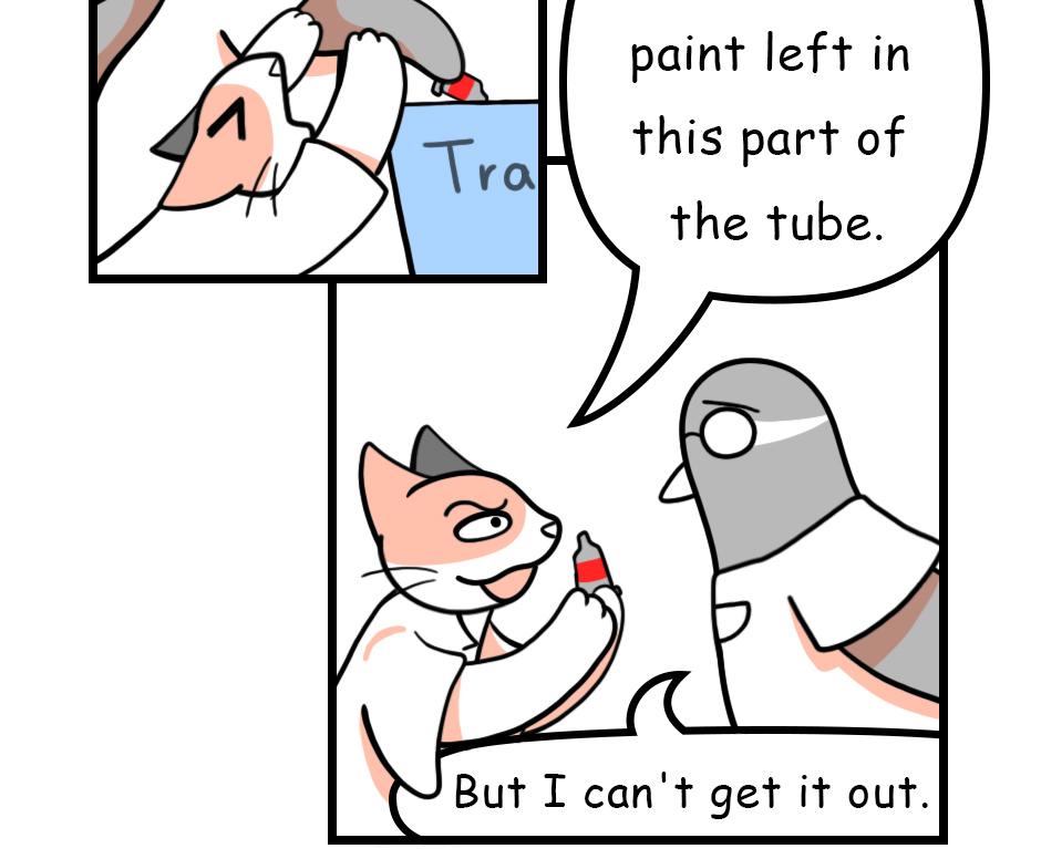 Mikesaka Art Class (◆Episodes are about art methods.) - Episode 80, Page 4: 63. ◆How to Avoid Wasting Paint