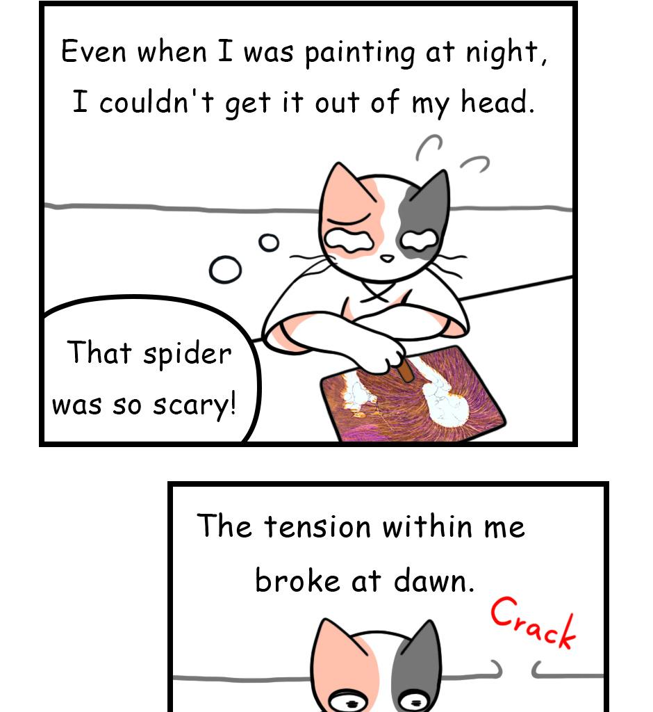 Mikesaka Art Class (◆Episodes are about art methods.) - Episode 88, Page 10: 67. Discomfort in the Darkness