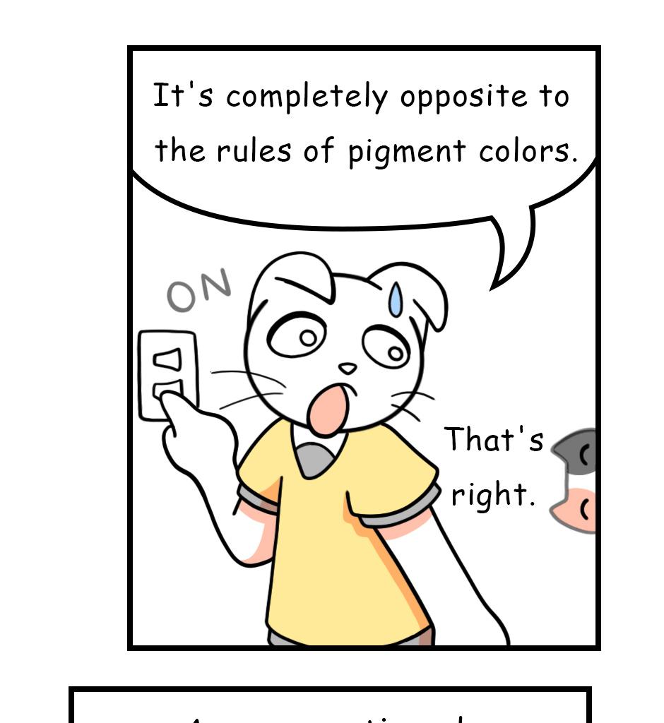 Mikesaka Art Class (◆Episodes are about art methods.) - Episode 90, Page 12: 69. ◆Mixing Light