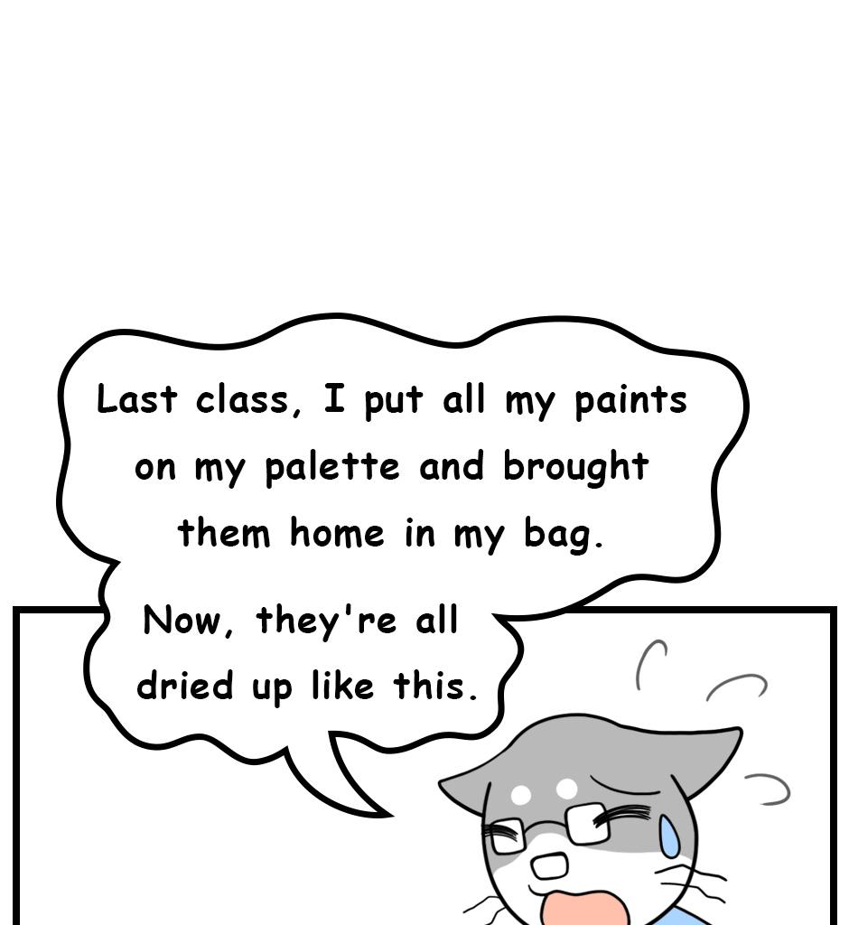 Mikesaka Art Class (◆Episodes are about art methods.) - Episode 79, Page 6: 62. ◆How to Use a Palette(2/2)