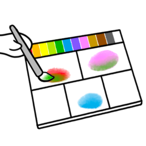 Mikesaka Art Class (◆Episodes are about art methods.) - Episode 79: 62. ◆How to Use a Palette(2/2)