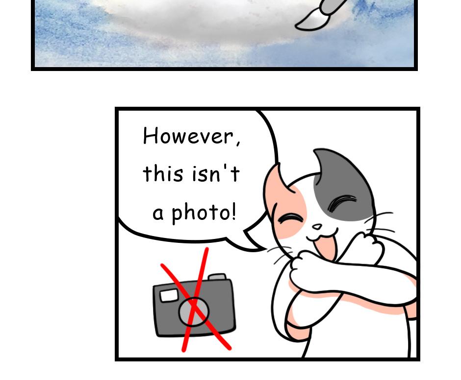 Mikesaka Art Class (◆Episodes are about art methods.) - Episode 83, Page 1: 64. ◆How to Paint the Sky(Watercolor)(3/3)