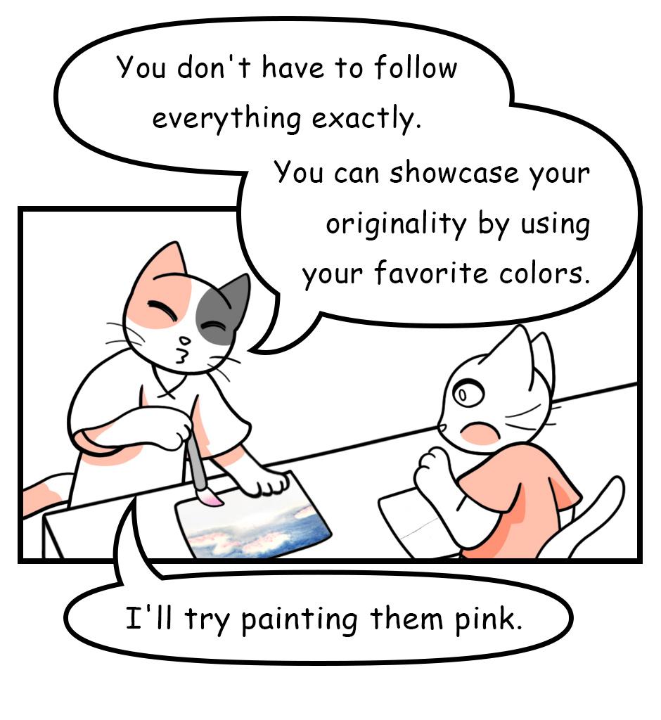 Mikesaka Art Class (◆Episodes are about art methods.) - Episode 83, Page 2: 64. ◆How to Paint the Sky(Watercolor)(3/3)