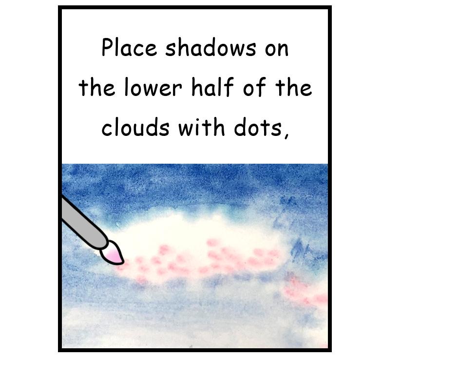 Mikesaka Art Class (◆Episodes are about art methods.) - Episode 83, Page 2: 64. ◆How to Paint the Sky(Watercolor)(3/3)