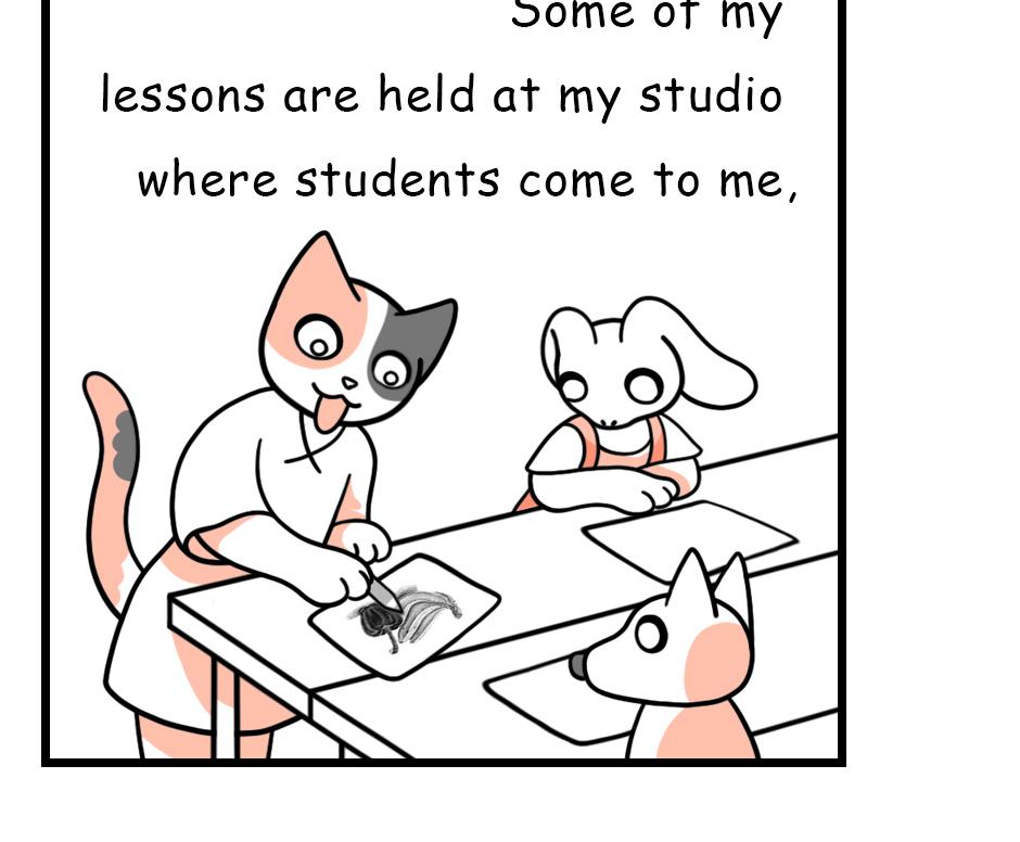 Mikesaka Art Class (◆Episodes are about art methods.) - Episode 97, Page 1: 74. Close Sibling Bond