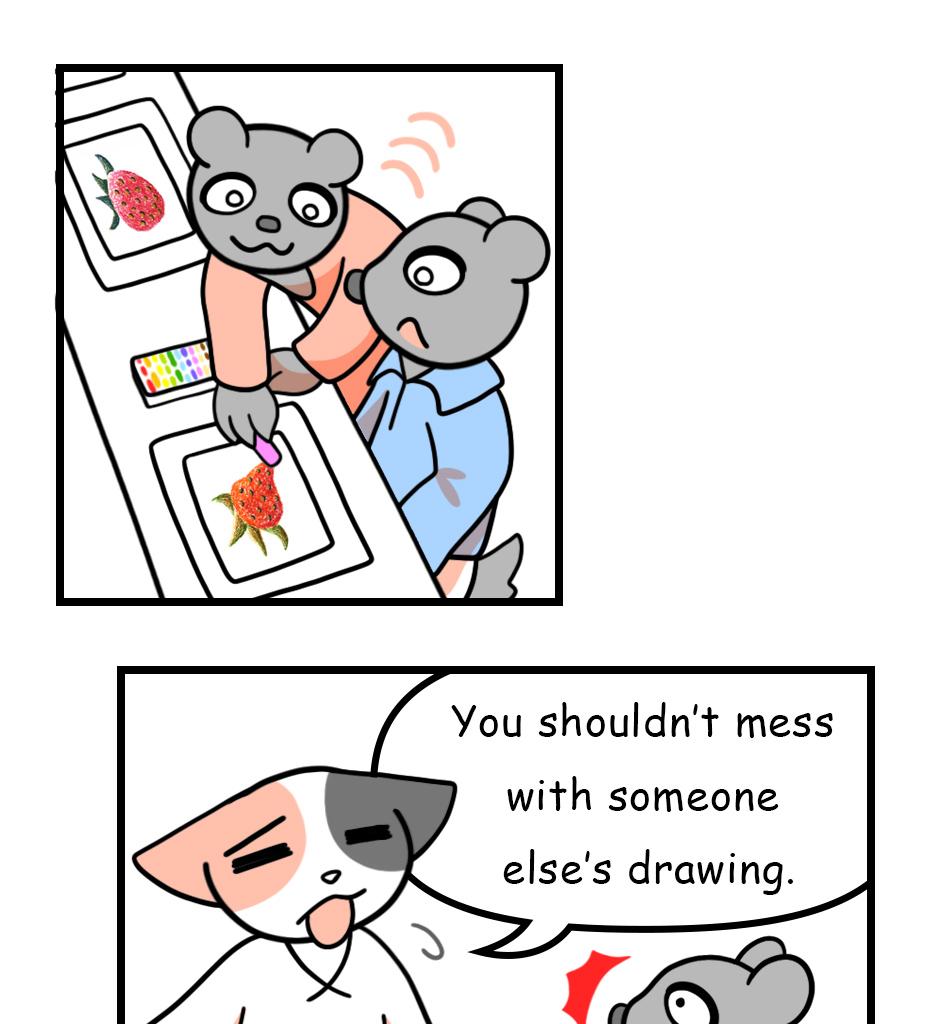 Mikesaka Art Class (◆Episodes are about art methods.) - Episode 97, Page 7: 74. Close Sibling Bond