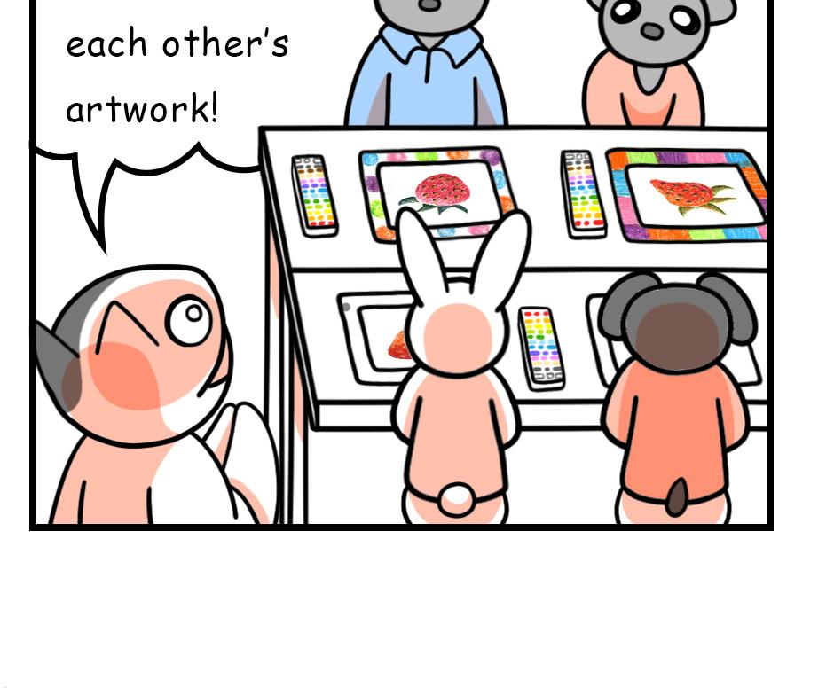 Mikesaka Art Class (◆Episodes are about art methods.) - Episode 97, Page 9: 74. Close Sibling Bond