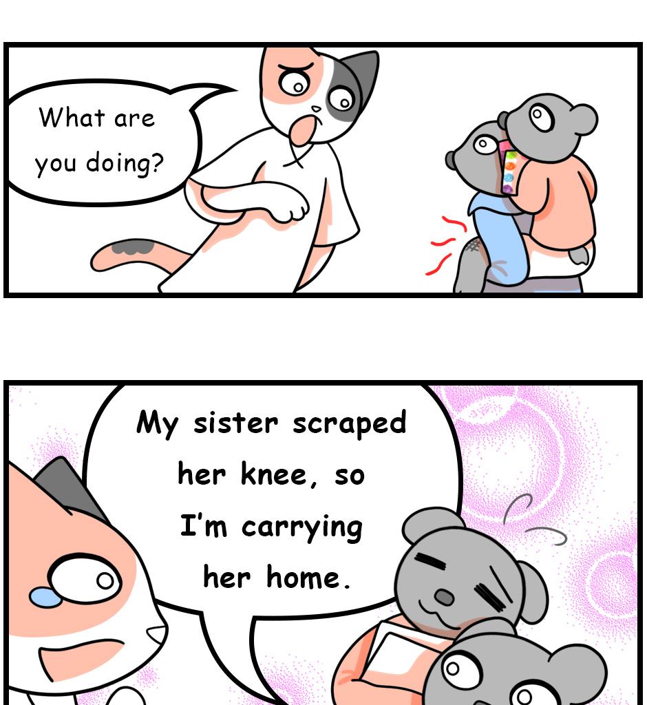 Mikesaka Art Class (◆Episodes are about art methods.) - Episode 97, Page 14: 74. Close Sibling Bond