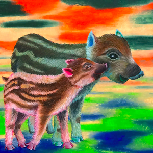 Mikesaka Art Class (◆Episodes are about art methods.) - Episode 99: 75. Brother & Sister Kiss(2/2)