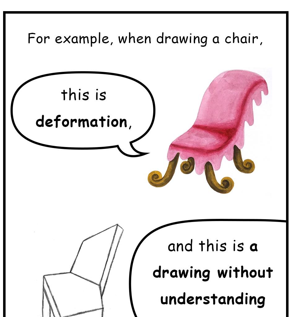 Mikesaka Art Class (◆Episodes are about art methods.) - Episode 100, Page 10: 76. ◆Drawings of buildings with Distorted Perspective