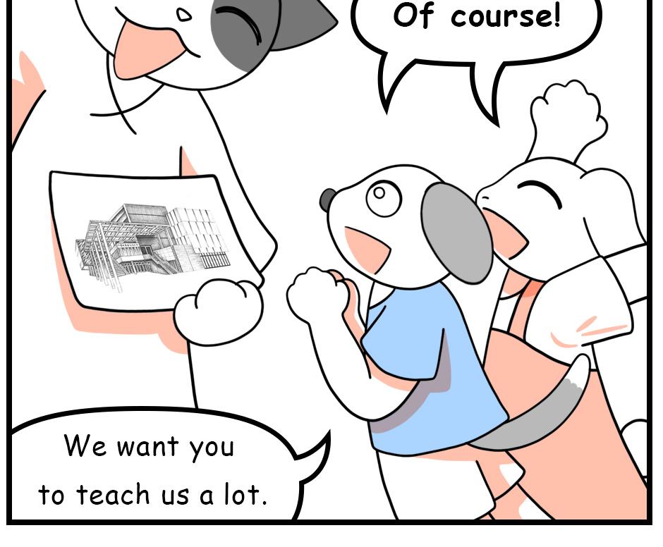 Mikesaka Art Class (◆Episodes are about art methods.) - Episode 100, Page 12: 76. ◆Drawings of buildings with Distorted Perspective