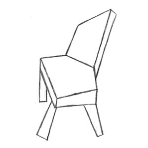 Mikesaka Art Class (◆Episodes are about art methods.) - Episode 100: 76. ◆Drawings of buildings with Distorted Perspective