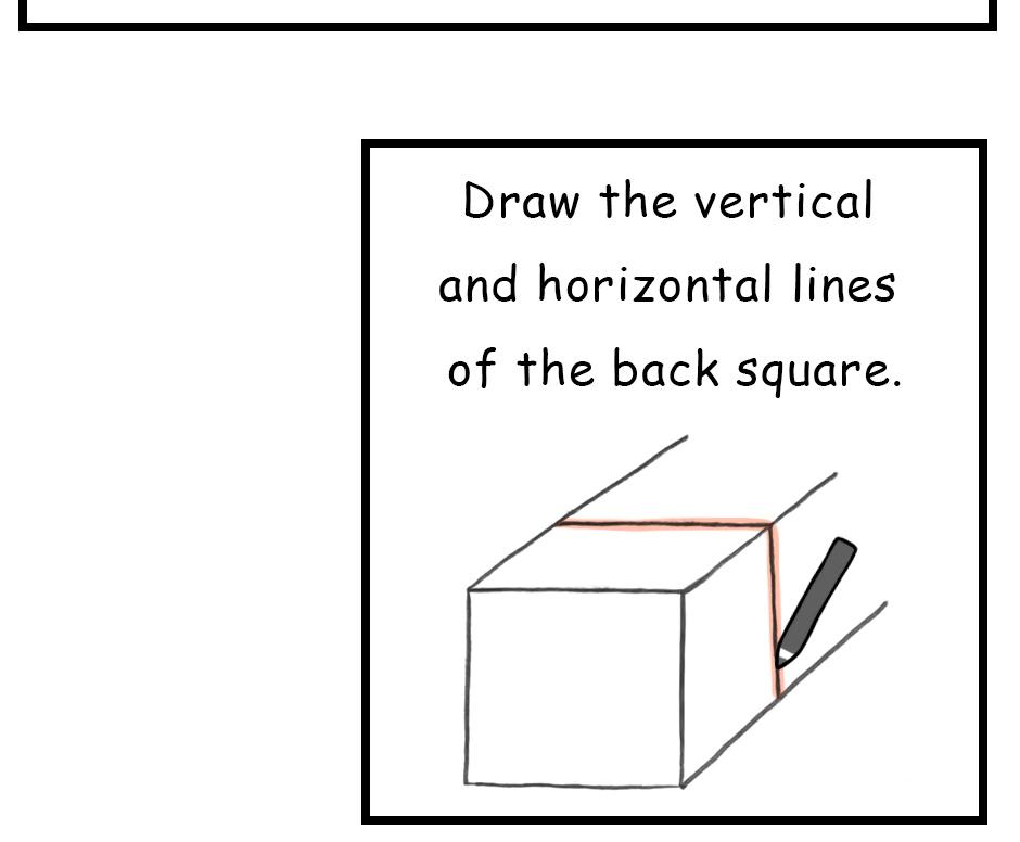 Mikesaka Art Class (◆Episodes are about art methods.) - Episode 101, Page 3: 77. ◆How to Draw the Outline of a Cube