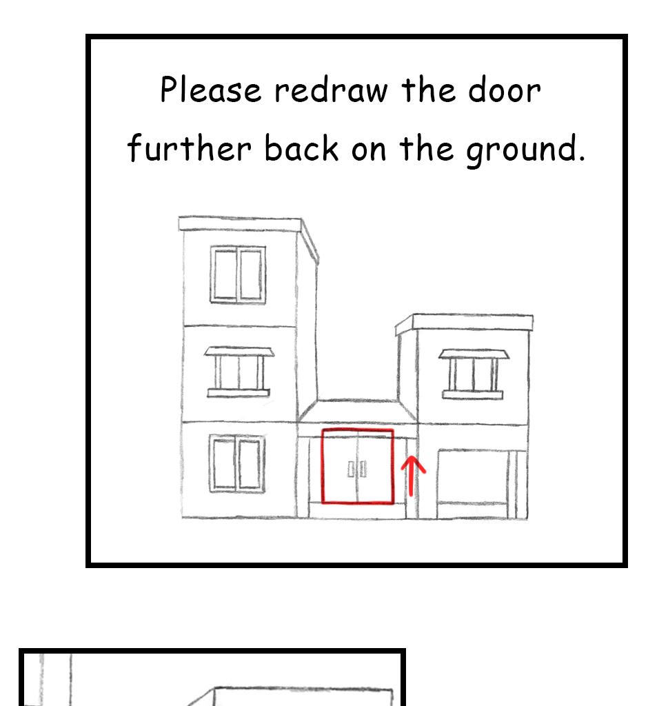 Mikesaka Art Class (◆Episodes are about art methods.) - Episode 103, Page 8: 79. ◆One-Point Perspective