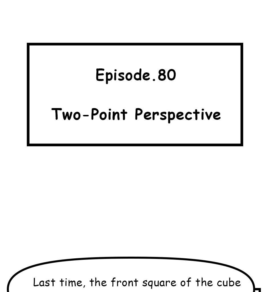 Mikesaka Art Class (◆Episodes are about art methods.) - Episode 104, Page 1: 80. ◆Two-Point Perspective