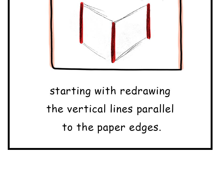 Mikesaka Art Class (◆Episodes are about art methods.) - Episode 104, Page 4: 80. ◆Two-Point Perspective