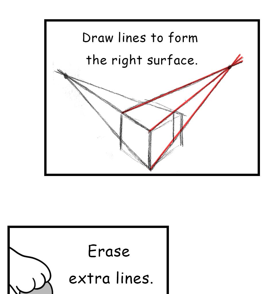 Mikesaka Art Class (◆Episodes are about art methods.) - Episode 104, Page 6: 80. ◆Two-Point Perspective