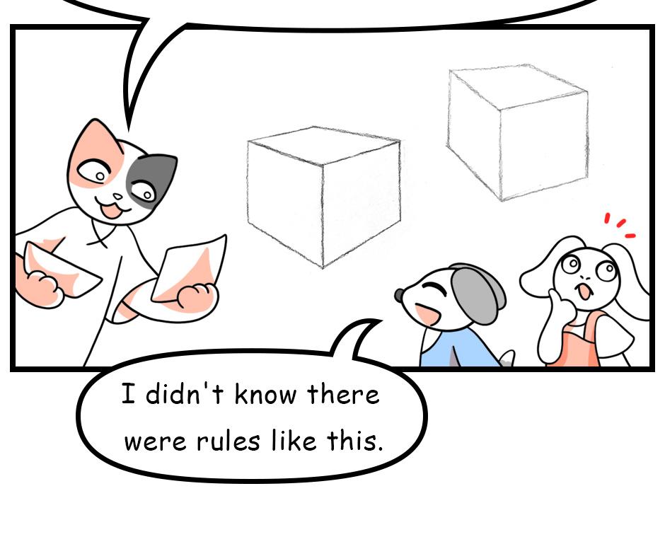 Mikesaka Art Class (◆Episodes are about art methods.) - Episode 104, Page 8: 80. ◆Two-Point Perspective