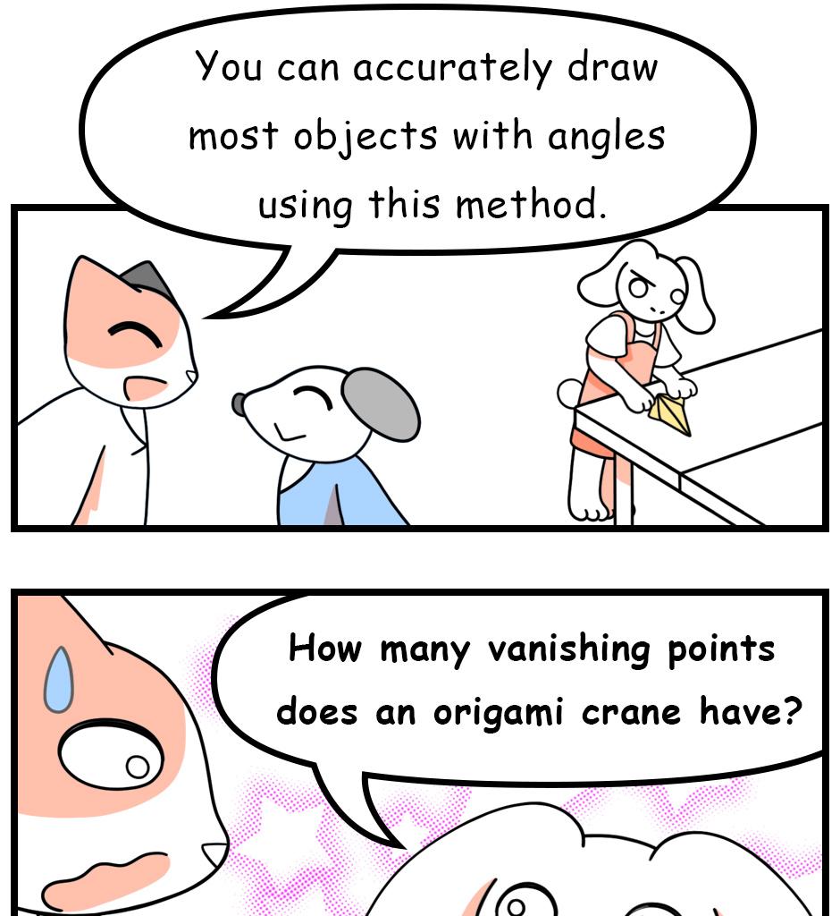 Mikesaka Art Class (◆Episodes are about art methods.) - Episode 104, Page 9: 80. ◆Two-Point Perspective