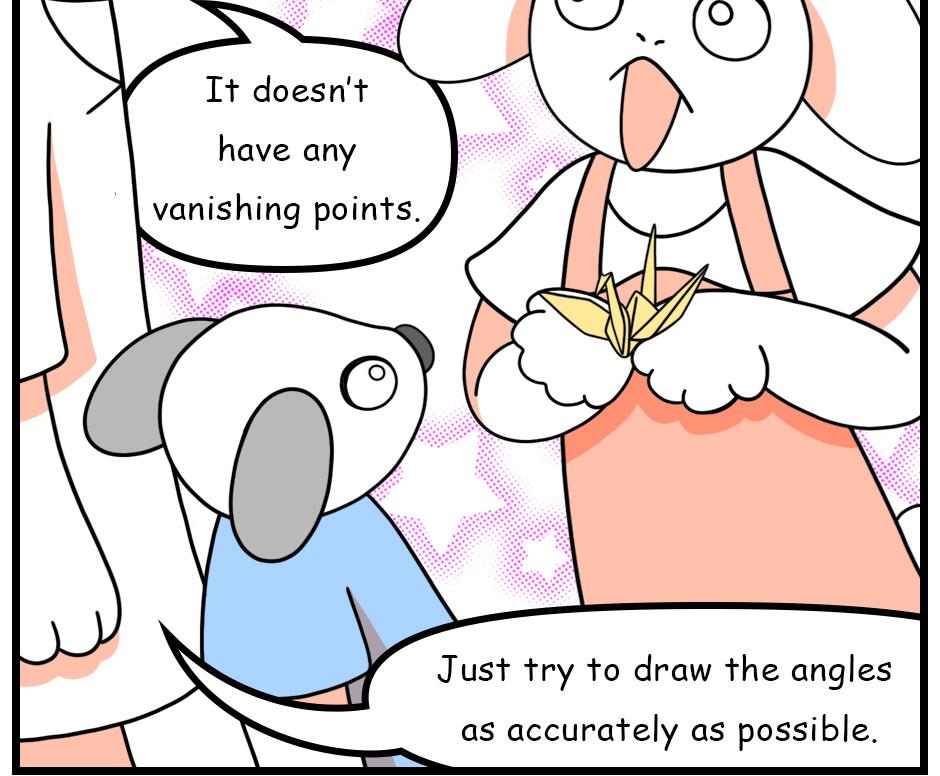 Mikesaka Art Class (◆Episodes are about art methods.) - Episode 104, Page 9: 80. ◆Two-Point Perspective