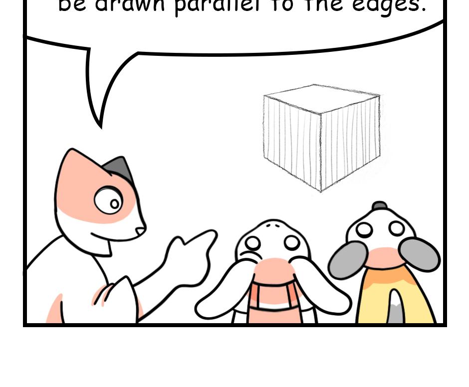 Mikesaka Art Class (◆Episodes are about art methods.) - Episode 106, Page 1: 82. ◆How to Draw the Faces of a Cube