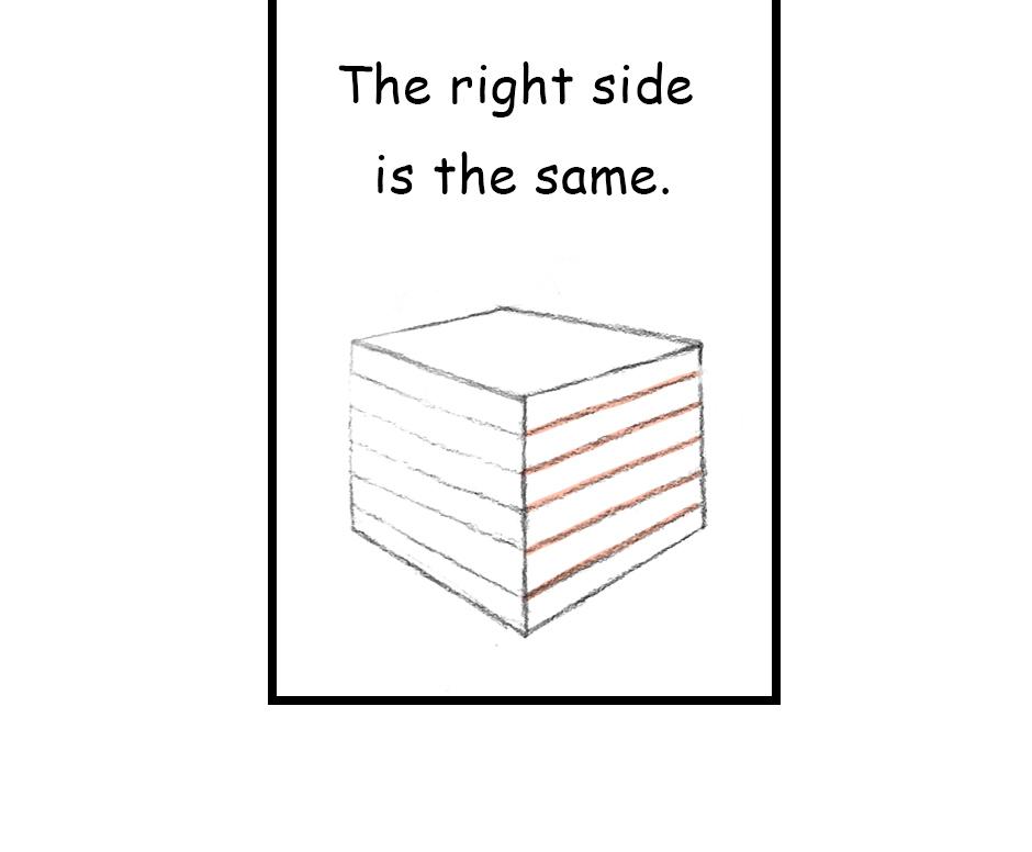 Mikesaka Art Class (◆Episodes are about art methods.) - Episode 106, Page 3: 82. ◆How to Draw the Faces of a Cube