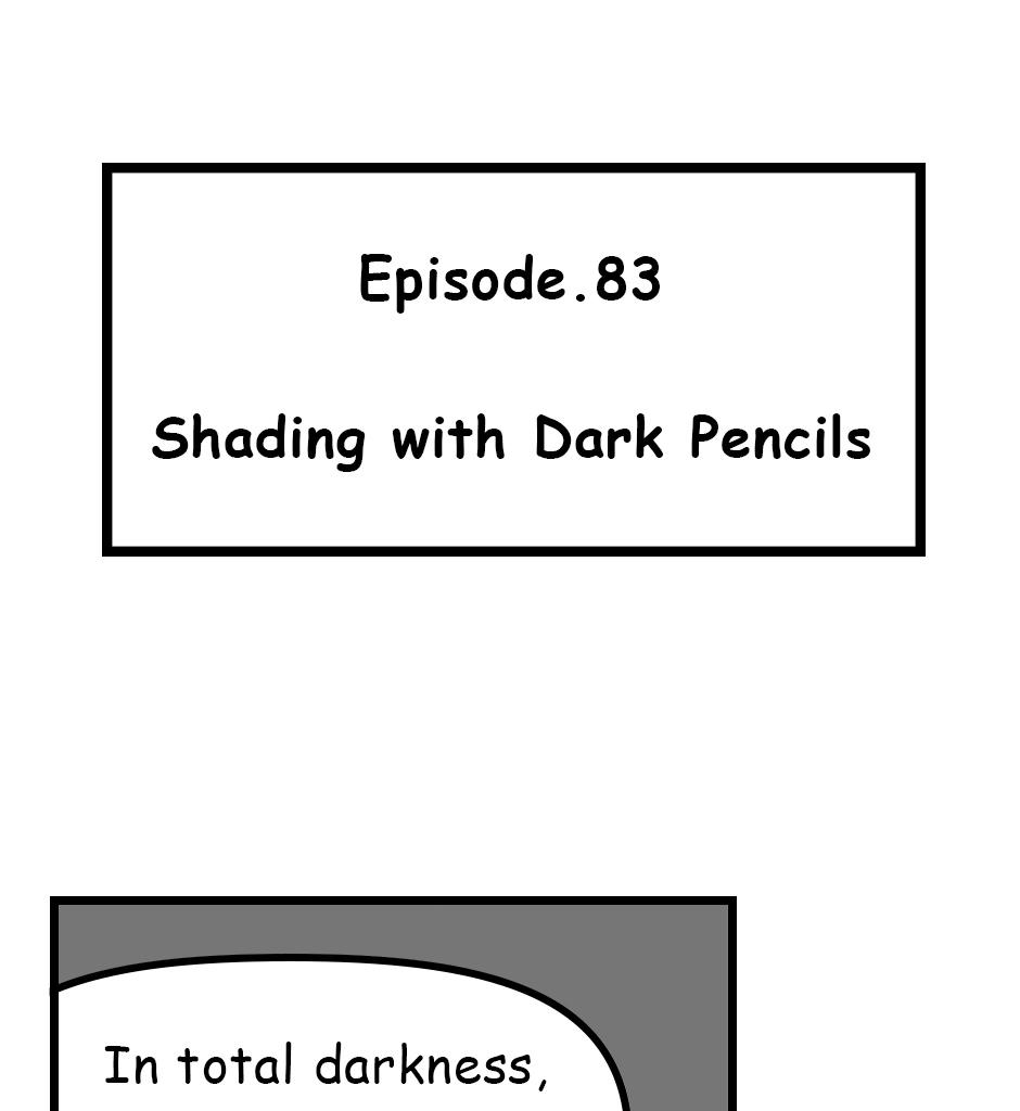 Mikesaka Art Class (◆Episodes are about art methods.) - Episode 107, Page 1: 83. ◆Shading with Dark Pencils
