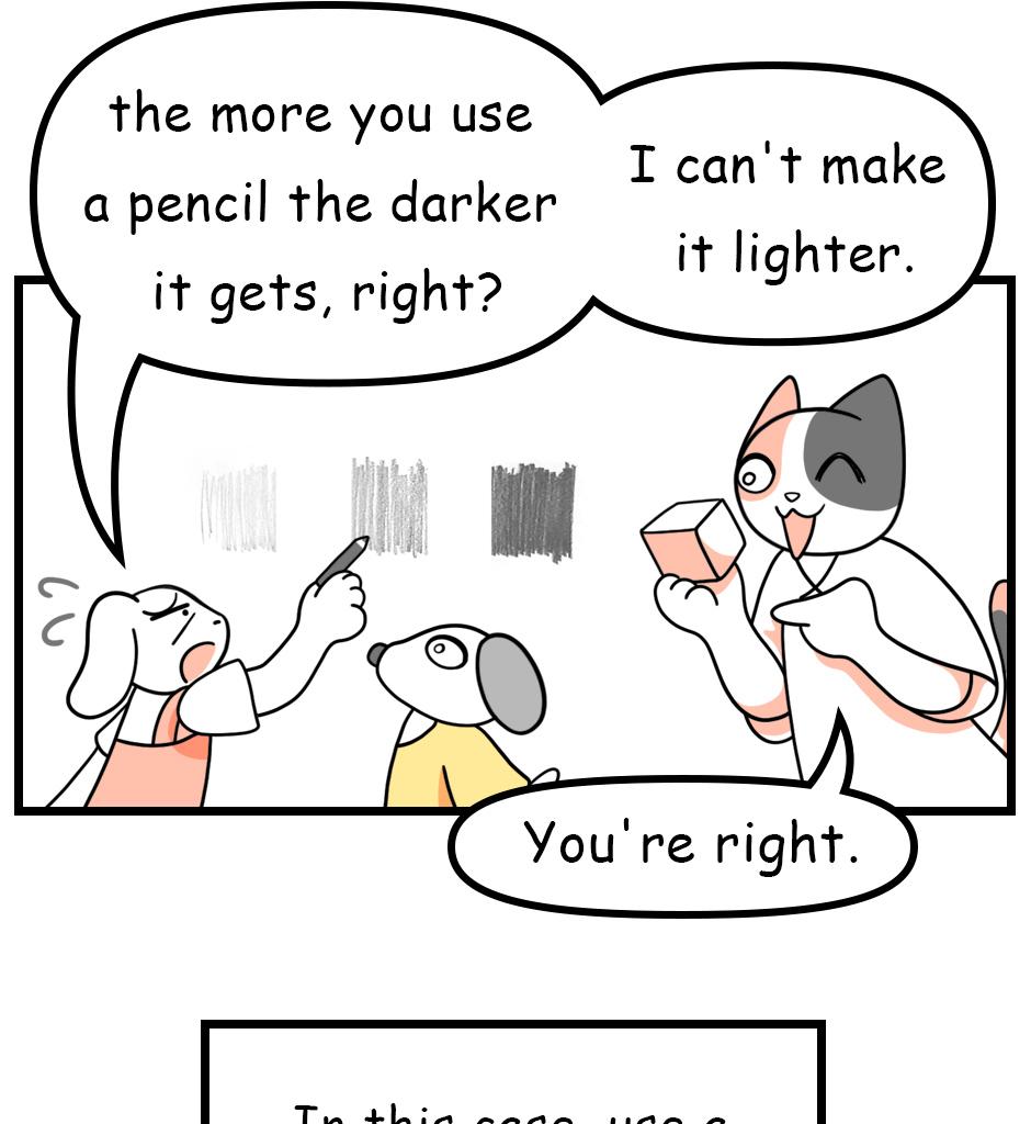 Mikesaka Art Class (◆Episodes are about art methods.) - Episode 109, Page 8: 85. ◆Shading a Cube