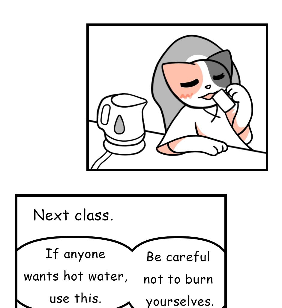 Mikesaka Art Class (◆Episodes are about art methods.) - Episode 111, Page 4: 87. Kettle