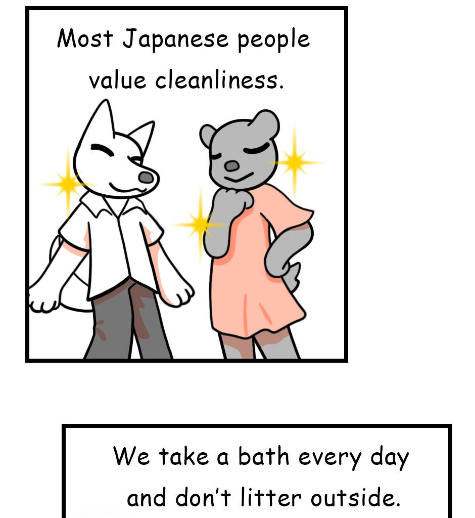 Mikesaka Art Class (◆Episodes are about art methods.) - Episode 112, Page 7: 88. How to Separate Trash in Japan