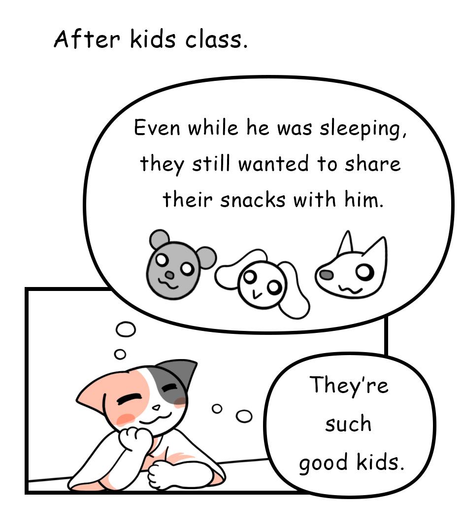 Mikesaka Art Class (◆Episodes are about art methods.) - Episode 115, Page 1: 90. It's Snack Time(2/2)