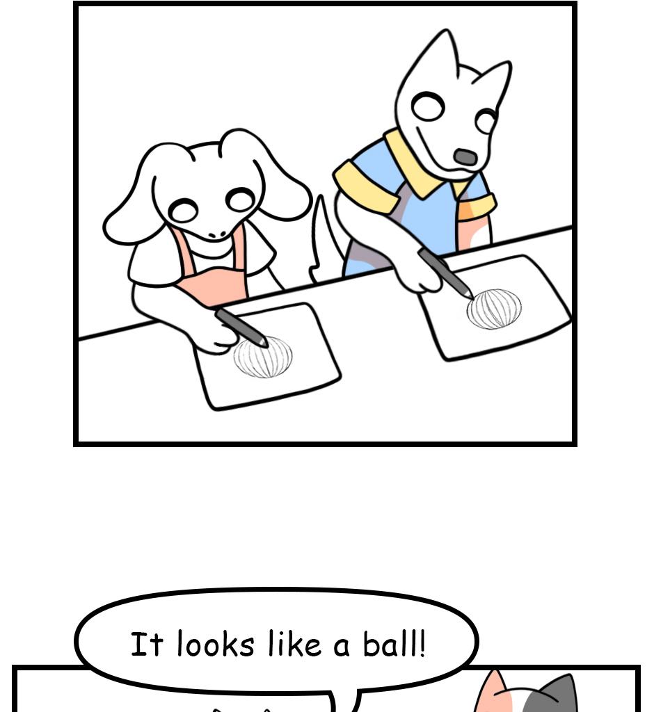 Mikesaka Art Class (◆Episodes are about art methods.) - Episode 121, Page 7: 96. ◆How to Draw the Face of a Sphere(1/2)