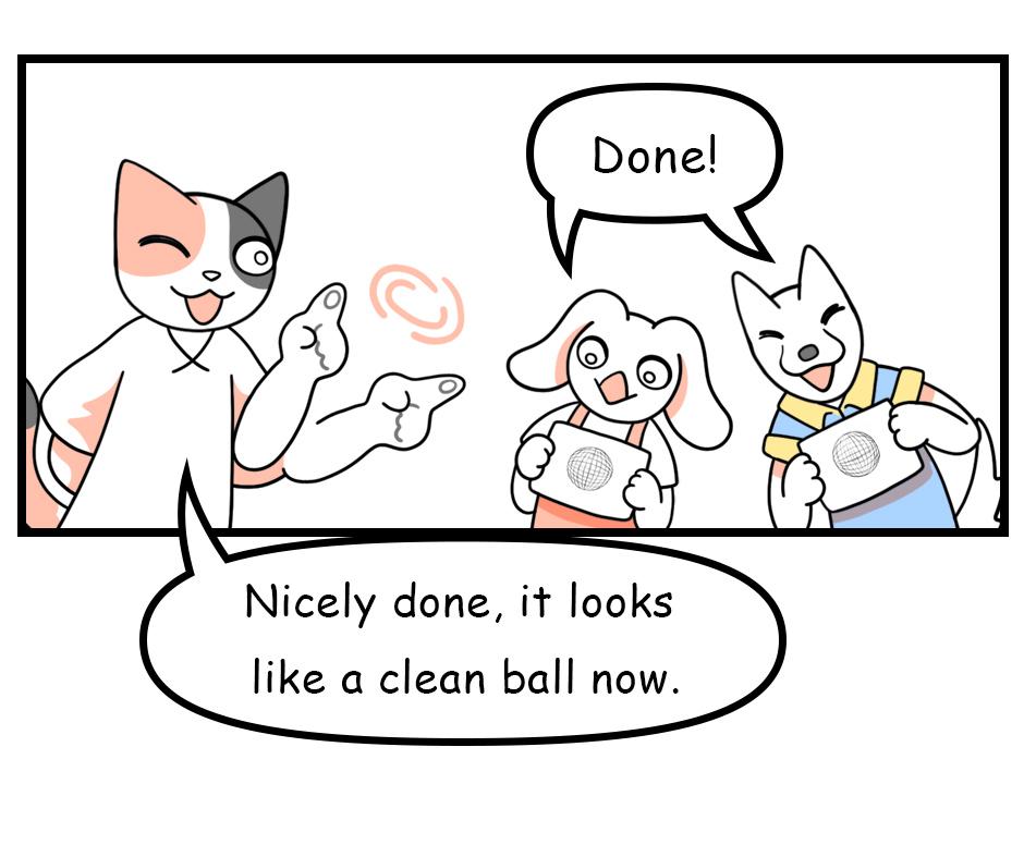 Mikesaka Art Class (◆Episodes are about art methods.) - Episode 122, Page 3: 96. ◆How to Draw the Face of a Sphere(2/2)