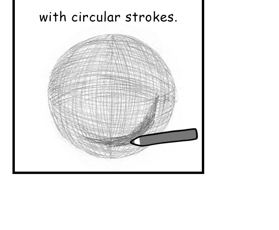 Mikesaka Art Class (◆Episodes are about art methods.) - Episode 123, Page 4: 97. ◆Shading a Sphere