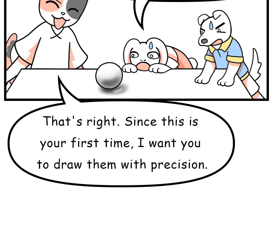 Mikesaka Art Class (◆Episodes are about art methods.) - Episode 123, Page 10: 97. ◆Shading a Sphere
