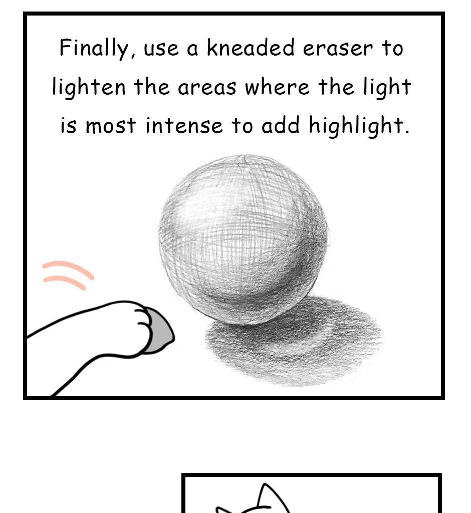 Mikesaka Art Class (◆Episodes are about art methods.) - Episode 123, Page 11: 97. ◆Shading a Sphere