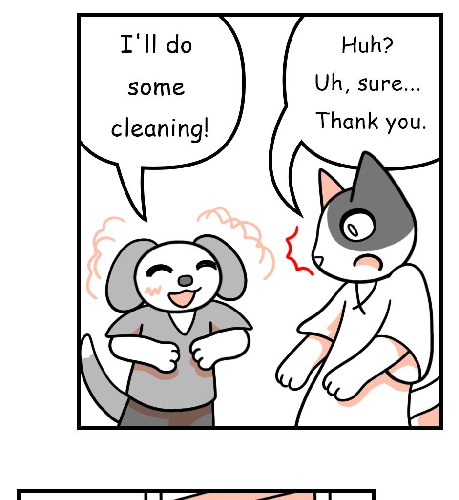 Mikesaka Art Class (◆Episodes are about art methods.) - Episode 125, Page 3: 99. How to Use a Broom