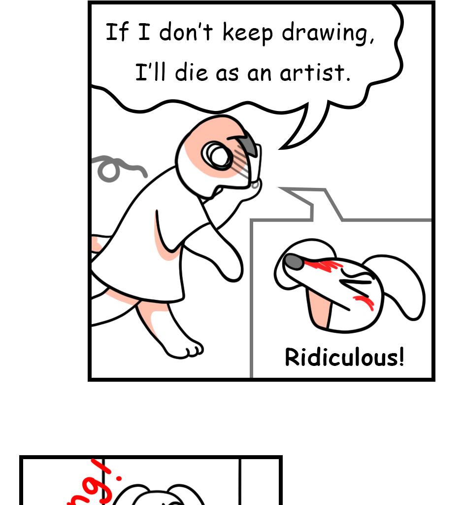 Mikesaka Art Class (◆Episodes are about art methods.) - Episode 135, Page 9:  107. Resting Feathers(1/3)